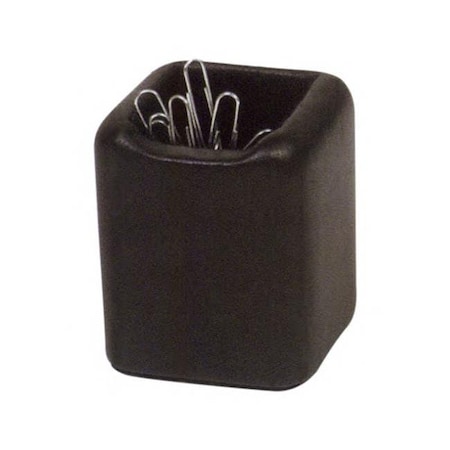 Dacasso Dacasso A1089 Black Leather Paperclip Holder A1089